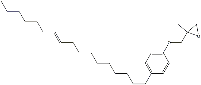 4-(10-Heptadecenyl)phenyl 2-methylglycidyl ether Structure