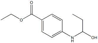 4-[(1-Hydroxypropyl)amino]benzoic acid ethyl ester,,结构式