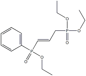 1-[(Ethoxy)phenylphosphinyl]-3-(diethoxyphosphinyl)-1-propene