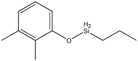 (2,3-Dimethylphenoxy)propylsilane,,结构式
