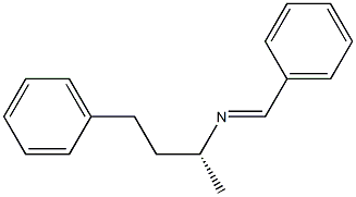 [R,(-)]-N-Benzylidene-1-methyl-3-phenyl-1-propanamine Structure