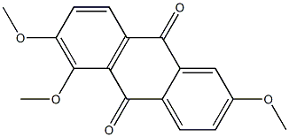 2,5,6-Trimethoxyanthracene-9,10-dione Structure