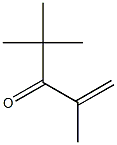 2,4,4-トリメチル-1-ペンテン-3-オン 化学構造式