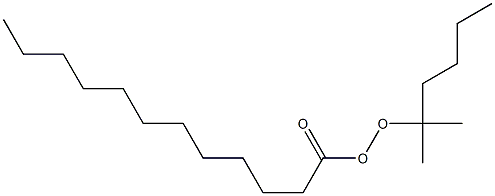 Dodecaneperoxoic acid 1,1-dimethylpentyl ester 结构式