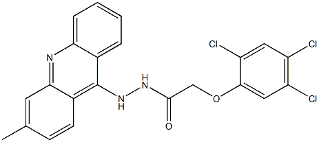  N'-(3-Methylacridin-9-yl)-2-(2,4,5-trichlorophenoxy)acetohydrazide