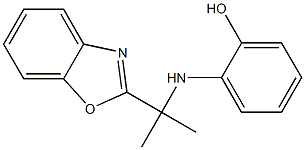 2-[1-(2-Hydroxyphenylamino)-1-methylethyl]benzoxazole Struktur
