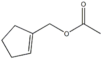 1-シクロペンテン-1-メタノールアセタート 化学構造式