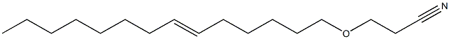 3-(6-Tetradecenyloxy)propionitrile,,结构式