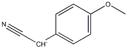 Cyano 4-methoxyphenylmethanide,,结构式