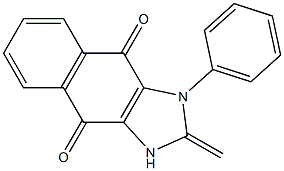 2-Methylene-2,3-dihydro-1-(phenyl)-1H-naphth[2,3-d]imidazole-4,9-dione|