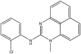 N-(2-Chlorophenyl)-1-methyl-1H-perimidin-2-amine Structure