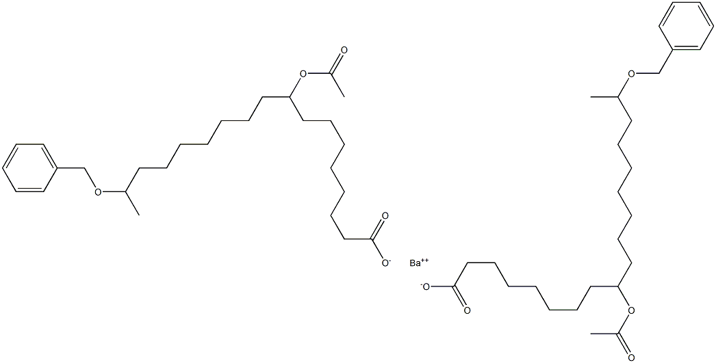  Bis(17-benzyloxy-9-acetyloxystearic acid)barium salt