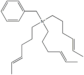 Tri(4-hexenyl)benzylaminium