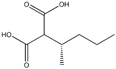 (-)-2-[(S)-1-Methylbutyl]malonic acid Structure