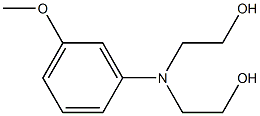 3-[Di(2-hydroxyethyl)amino]anisole 结构式