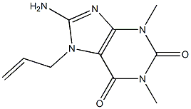  1,3-Dimethyl-8-amino-7-allyl-7H-purine-2,6(1H,3H)-dione