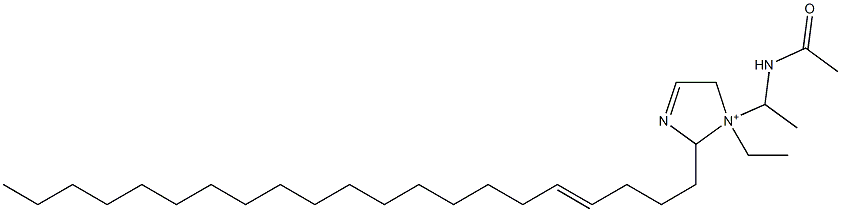 1-[1-(Acetylamino)ethyl]-1-ethyl-2-(4-henicosenyl)-3-imidazoline-1-ium Structure