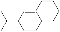 1,2,3,4,4a,5,6,7-Octahydro-7-isopropylnaphthalene,,结构式