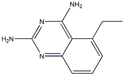 2,4-Diamino-5-ethyl-quinazoline 结构式