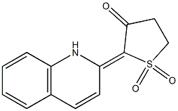 Tetrahydro-3-oxo-2-[(1,2-dihydroquinolin)-2-ylidene]thiophene 1,1-dioxide