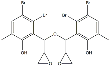 2,3-Dibromo-6-hydroxy-5-methylphenylglycidyl ether