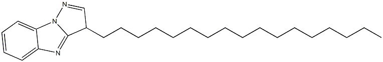 3-Heptadecyl-3H-pyrazolo[1,5-a]benzimidazole 结构式