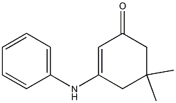 1-(Phenylamino)-5,5-dimethyl-1-cyclohexene-3-one Structure