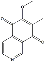 6-Methoxy-7-methylisoquinoline-5,8-dione Structure
