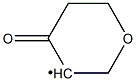 (Tetrahydro-4-oxo-4H-pyran)-3-ylradical Struktur