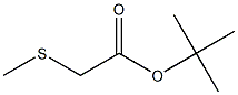 (Methylthio)acetic acid tert-butyl ester Structure