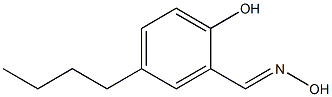 4-Butyl-2-[(hydroxyimino)methyl]phenol Structure