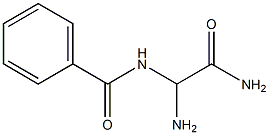 Amino(benzoylamino)acetamide Structure