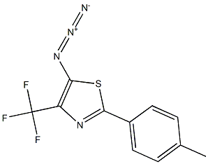 4-(Trifluoromethyl)-2-(4-methylphenyl)-5-azidothiazole,,结构式