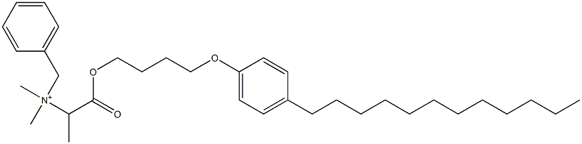 N,N-Dimethyl-N-benzyl-N-[1-[[4-(4-dodecylphenyloxy)butyl]oxycarbonyl]ethyl]aminium