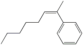 2-Phenyl-2-octene Struktur