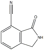 7-Cyano-2,3-dihydro-1H-isoindol-1-one Structure