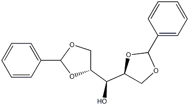 1-O,2-O:4-O,5-O-Dibenzylidene-D-xylitol,,结构式