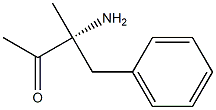 (R)-3-Amino-3-methyl-4-phenyl-2-butanone Structure