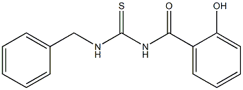 1-Benzyl-3-(2-hydroxybenzoyl)thiourea Structure