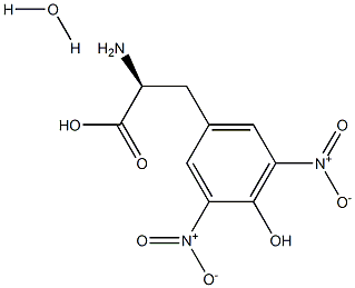 3,5-Dinitro-L-tyrosine hydrate 结构式