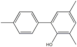 4,6-Dimethyl-2-(4-methylphenyl)phenol,,结构式