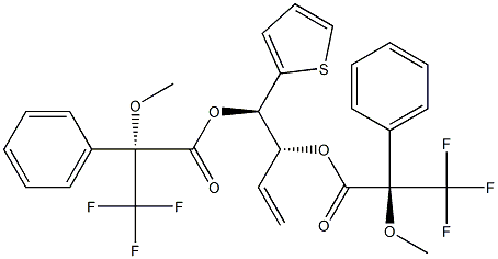  Bis[(2R)-2-methoxy-2-phenyl-3,3,3-trifluoropropanoic acid](3R,4R)-4-(2-thienyl)-1-butene-3,4-diyl ester