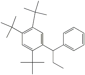 1-(2,4,5-Tri-tert-butylphenyl)-1-phenylpropane,,结构式