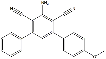 2-Amino-4-(4-methoxyphenyl)-6-phenyl-1,3-benzenedicarbonitrile|