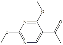 2,4-Dimethoxy-5-(methylcarbonyl)pyrimidine,,结构式