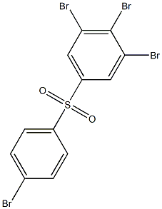 3,4,5-Tribromophenyl 4-bromophenyl sulfone 结构式