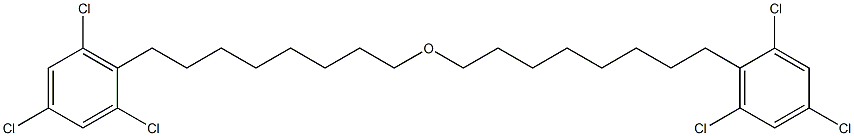 2,4,6-トリクロロフェニルオクチルエーテル 化学構造式