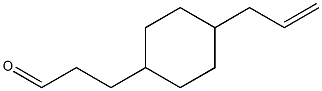 3-[4-(2-Propenyl)cyclohexyl]propanal 结构式