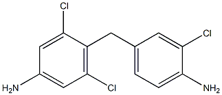 4-[(4-Amino-3-chlorophenyl)methyl]-3,5-dichloroaniline Structure