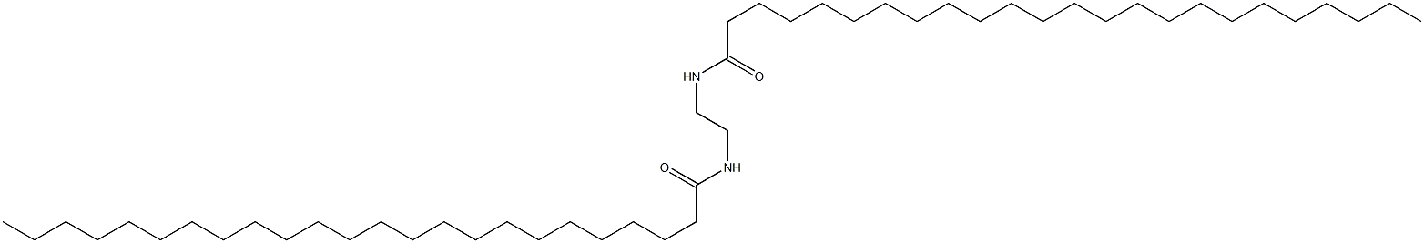 N,N'-(1,2-エタンジイル)ビス(テトラコサンアミド) 化学構造式